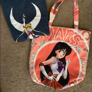 Sailor moon purse and shirt bundle